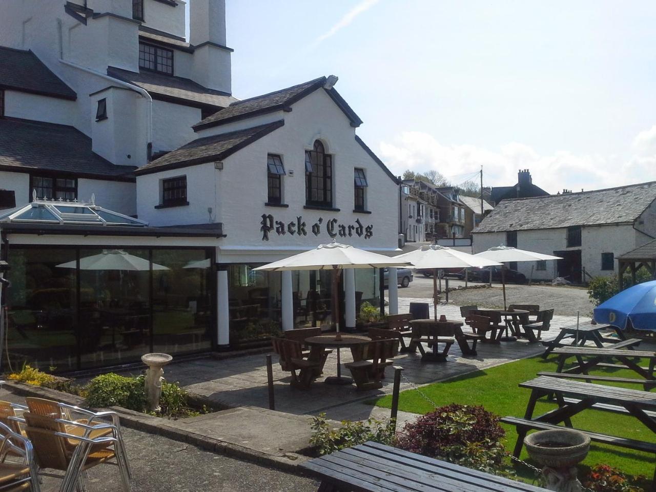 Hotel The Pack O' Cards Combe Martin Exterior foto